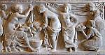 012. Bas-relief d'un tombeau representant des scenes domestiques (2eme s. p.C).jpg